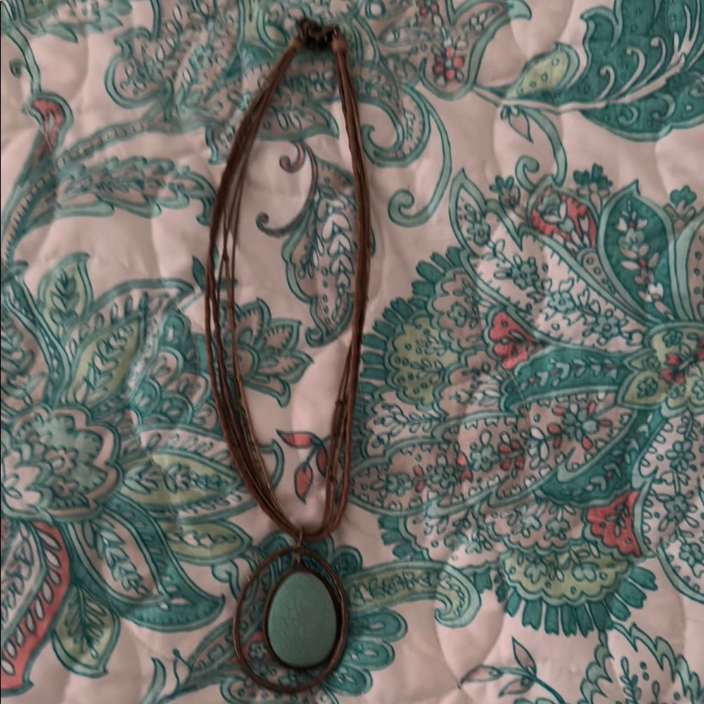 Turquoise Pendant Necklace